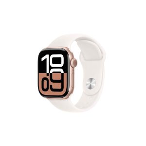 Apple Watch Series 10 GPS 42mm - Rose Gold Aluminium Case with Light Blush Sport Band - S/M