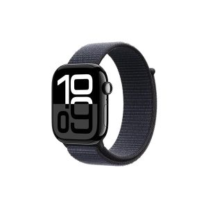 Apple Watch Series 10 GPS 46mm - Jet Black Aluminium Case with Ink Sport Loop