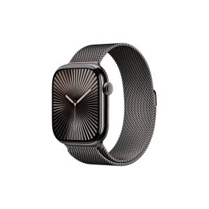 Apple Watch Series 10 GPS + Cellular 46mm - Slate Titanium Case with Slate Milanese Loop - M/L