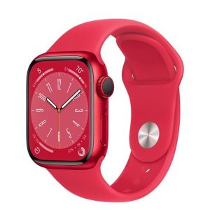 Apple Watch Series 8 GPS 41mm (PRODUCT)RED Aluminium Case with (PRODUCT)RED Sport Band