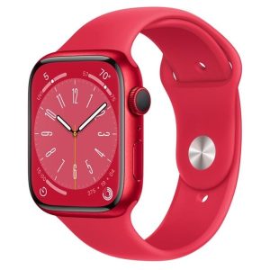 Apple Watch Series 8 GPS 45mm (PRODUCT)RED Aluminium Case with (PRODUCT)RED Sport Band