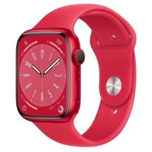 Apple Watch Series 8 GPS + Cellular 45mm (PRODUCT)RED Aluminium Case with (PRODUCT)RED Sport Band