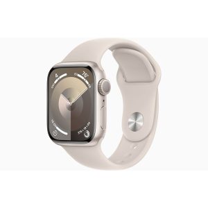 Apple Watch Series 9 GPS 41mm - Starlight Aluminium Case with Starlight Sport Band - M/L