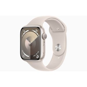 Apple Watch Series 9 GPS 45mm - Starlight Aluminium Case with Starlight Sport Band - S/M