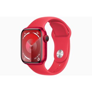 Apple Watch Series 9 GPS + Cellular 41mm - (PRODUCT)RED Aluminium Case with (PRODUCT)RED Sport Band - M/L