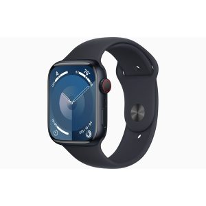 Apple Watch Series 9 GPS + Cellular 45mm - Midnight Aluminium Case with Midnight Sport Band - M/L