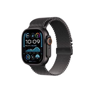 Apple Watch Ultra 2 GPS + Cellular 49mm - Black Titanium Case with Black Titanium Milanese Loop - L