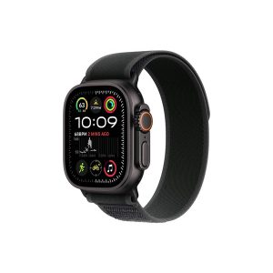 Apple Watch Ultra 2 GPS + Cellular 49mm - Black Titanium Case with Black Trail Loop - S/M