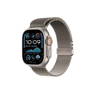 Apple Watch Ultra 2 GPS + Cellular 49mm - Natural Titanium Case with Natural Titanium Milanese Loop - L