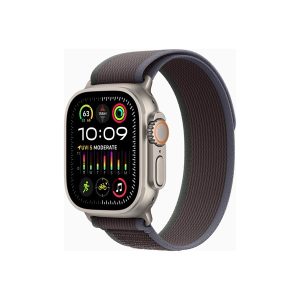 Apple Watch Ultra 2 GPS + Cellular 49mm - Titanium Case with Blue/Black Trail Loop - S/M