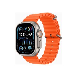 Apple Watch Ultra 2 GPS + Cellular 49mm - Titanium Case with Orange Ocean Band