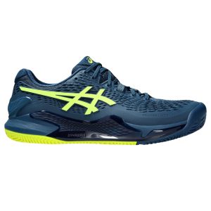 Asics Gel-Resolution 9 Clay Mako Blue/Safety Yellow