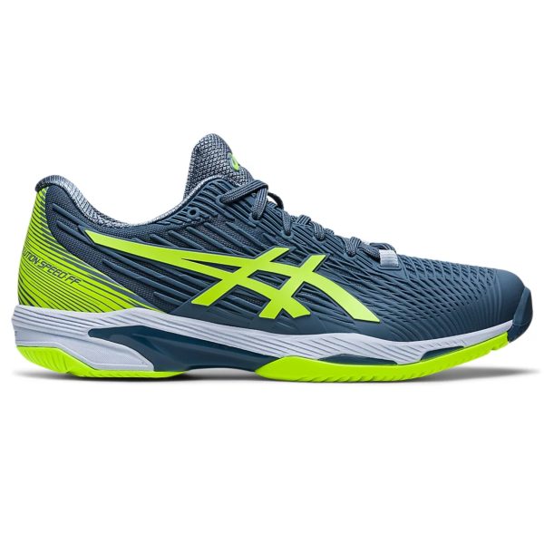 Asics Solution Speed FF 2 Steel Blue/Hazard Green