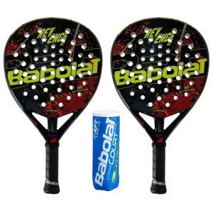 Babolat Padel Pakketilbud (Babolat Revenge V2 + Babolat Court Padel X3)