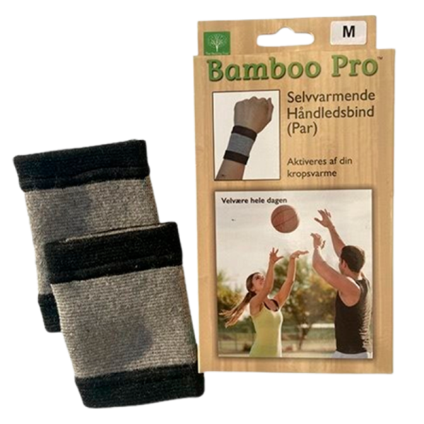 Bamboo Pro Håndledsbind Medium (1 sæt)