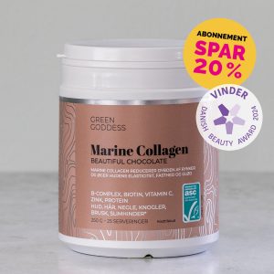 Beautiful Chocolate Collagen, 250 gr. inkl. B-complex, C-vit. og zink