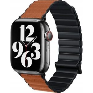 Beline Beline Pasek Apple Watch Magnetic Pro 38/40/41Mm Czarno/Brzowy Black/Brown Box