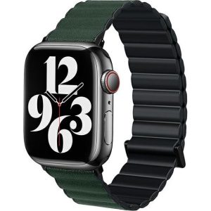 Beline Beline Pasek Apple Watch Magnetic Pro 38/40/41Mm Czarno/Zielony Black/Green Box