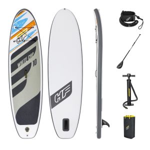 Bestway Hydro-Force Sup Paddle Board 3.05M X 84Cm X 12Cm White Cap Sæt