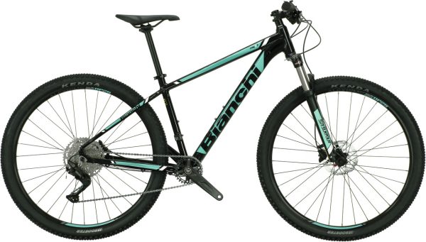 Bianchi Magma 9.1 Deore 10g - Sort/Turkis