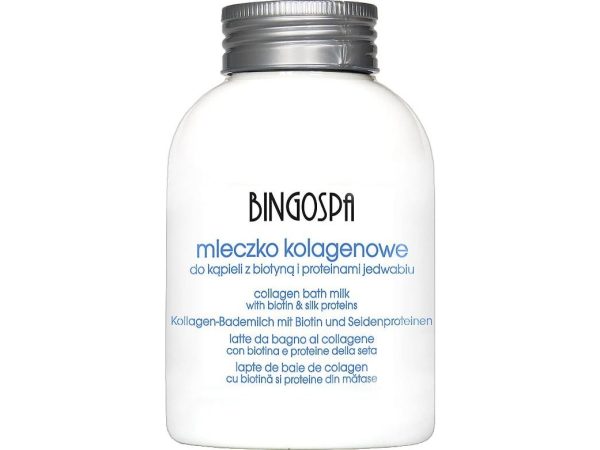 Bingospa Spa&Amp Beauty Kollagen-Bademælk Med Biotin Og Silkeproteiner 500 Ml