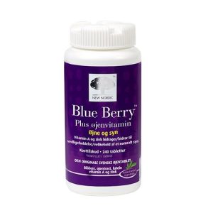 Blue Berry Plus øjenvitamin, 240tab.