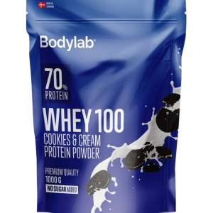 Bodylab Whey 100 Cookies & Cream, 1kg.