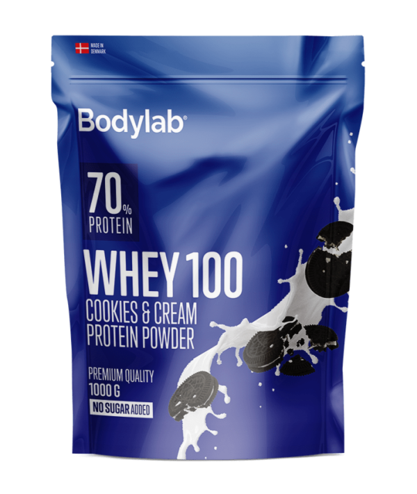 Bodylab Whey 100 Cookies & Cream, 1kg.