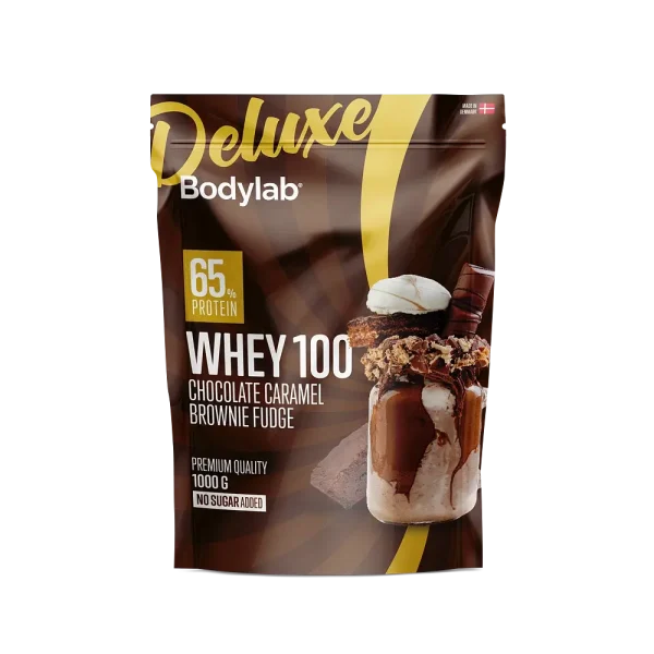 Bodylab Whey 100 Deluxe chocolate caramel brownie fudge, 1kg