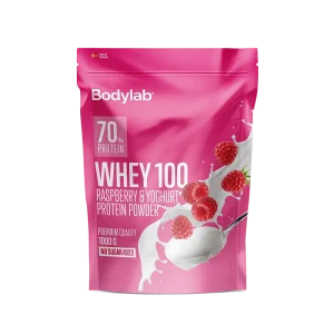 Bodylab Whey 100 - raspberry & yoghurt, 1kg