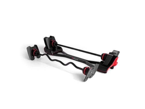 Bowflex Selecttech 2080 Barbell With Curl Bar, Standardvægtstang, Buet Vægtstang, 36 Kg, Sort, 150,5 Mm, 29,8 Mm