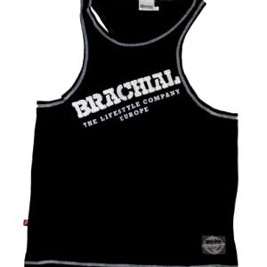 Brachial Tank Top "Cool" Sort/Hvid (S)