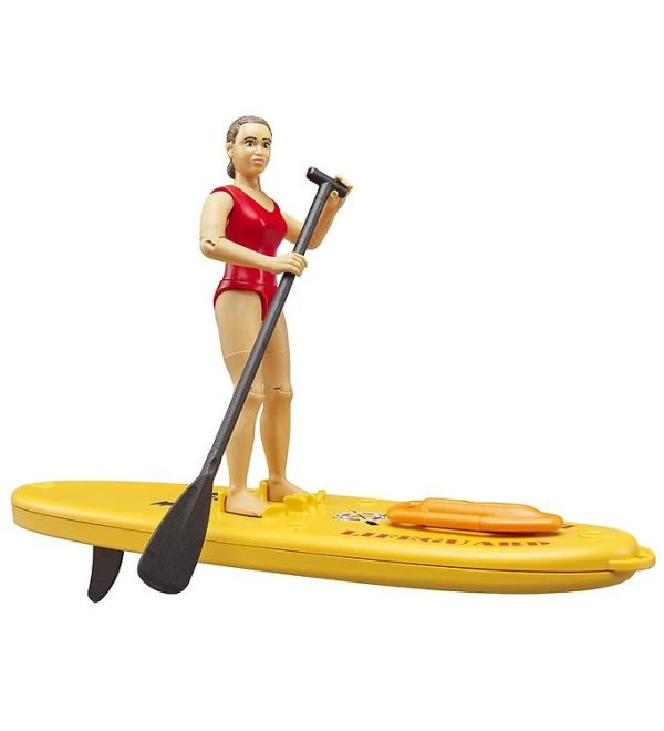 Bruder Figur - bworld - Livredder m. Paddleboard - 62785