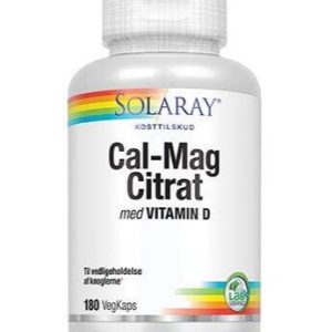 Cal-Mag Citrat m. D-vit. 180 kap.