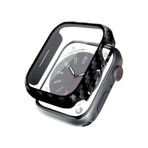 Crong Crg-45Hs-Crb, Boks, Smartwatch, Sportsur, Kulfiber, Apple, Apple Watch Series 7/8 45Mm, Polykarbonat (Pc), Hærdet Glas