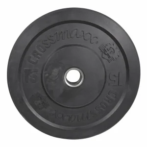 Crossmaxx Bumper Plate 15 kg Sort