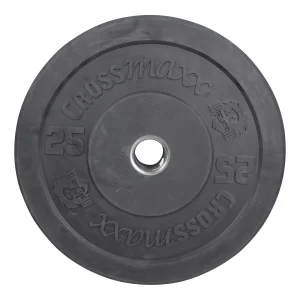 Crossmaxx Bumper Plate 25 kg Sort - Demo