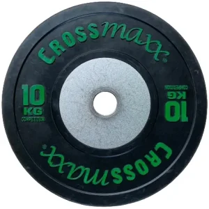 Crossmaxx Competition Bumper Plate 10 kg Black