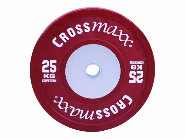 Crossmaxx Competition Bumper Plate 25 kg Red - Brugt