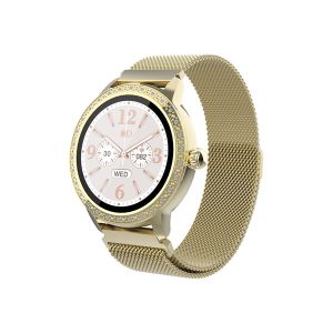 DENVER SW-360 - gold - smart watch with mesh bracelet - gold