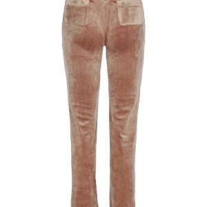 Del Ray Classic Velour Pant Pocket Design