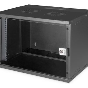 Digitus Soho Pro Series - Rack Kabinet - Vægmonterbar - Sort, Ral 9005 - 7U - 19"