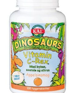 DinoSaurs vit. C-rex tygge børn - 100 tabl.