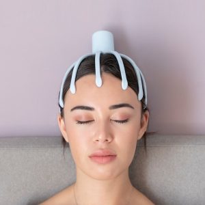 Elektrisk hovedbundsmassager med 360º vibration