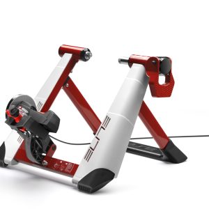 Elite Novo Force Deluxe - Hometrainer med tilbehørspakke - Hvid/Rød