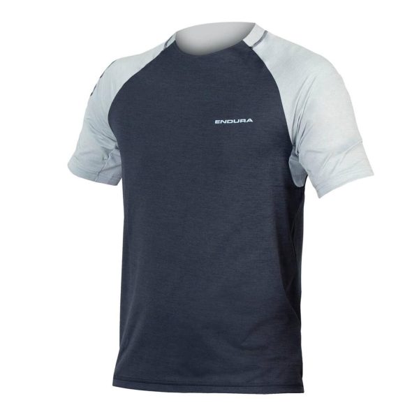 Endura Mens Singletrack S/S Jersey (Blå (INKBLUE) Large)