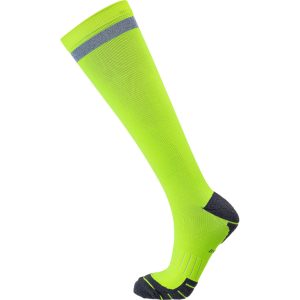 Endurance Torent Reflective Long - Løbestrømper m. kompression - Safety Yellow - Str. 35/