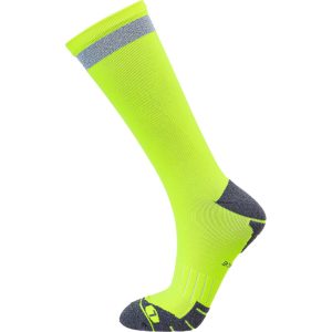 Endurance Torent Reflective Mid Length - Løbestrømper - Safety Yellow - Str. 35/38