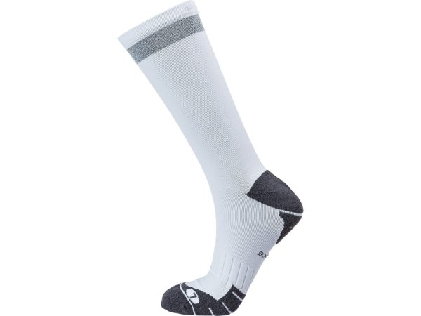 Endurance Torent Reflective Mid Length - Løbestrømper - White - Str. 39/42