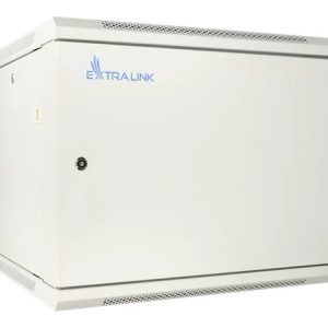 Extralink Asp - Rack Kabinet - 600X450 Mm - Vægmonterbar - Grå - 12U - 19"